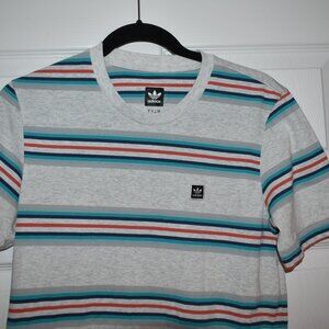 ADIDAS SKATEBOARDING Yarn Dye Short Sleeve T-Shirt - Pale Melange